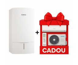 ПАКЕТ КОТЕЛ КОНДЕНСАЦИОННЫЙ, BOSCH 7000 ZSBR28-3E, 28 kW + КОНДИЦИОНЕР ECOVENT 500 WI-FI, 12000 BTU, R32