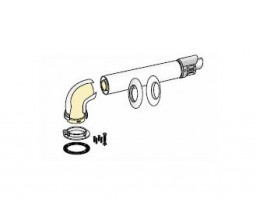 KIT COAXIAL PENTRU CENTRALE IN CONDENSATIE 60/100, L 0,75 m