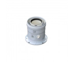 RACORD VERTICAL CU FLANSA, HABITAT 25K-35K, 60/100mm