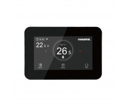 TERMOSTAT PROGRAMABIL ECOHEAT 500 HT-CS03, NEGRU, MONTAJ IN DOZA