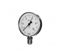 MANOMETRU RADIAL, 0-10 bar, D 100 mm, 1/2"