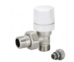 КЛАПАН РАДИАТОРНЫЙ ТЕРМОСТАТИЧЕСКИЙ УГЛОВОЙ, BIANCHI, 1/2 x 3/4" EUROCON