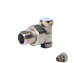 КЛАПАН РАДИАТОРНЫЙ ОТСЕКАЮЩИЙ УГЛОВОЙ, BIANCHI, 1/2 x 3/4" EUROCON