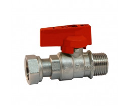 ROBINET TRECERE BIANCHI CU SFERA SI FLUTURE CU RACORD OLANDEZ 1/2" FE-FI