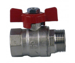 ROBINET TRECERE BIANCHI CU SFERA SI FLUTURE 1/2" FE-FI