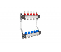 COLECTOR INOXFLOW UFS CU DEBITMETRE, 2.5 l/min, 1"x3/4" EUROCON CU 5 CIRUITE