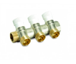 COLECTOR INCLINAT DIN ALAMA LUXOR, DN 1", CU 3 CIRCUITE 3/4" EUROCON