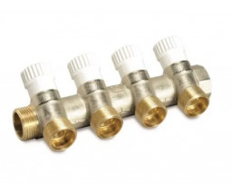 COLECTOR INCLINAT DIN ALAMA LUXOR, DN 1", CU 4 CIRCUITE 3/4" EUROCON