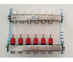 COLECTOR INOX VISION CU DEBITMETRE 1"x3/4" EUROCON CU 13 CIRCUITE