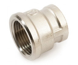 МУФТА ЛАТУННАЯ РЕДУКЦИОННАЯ D 1 1/4"x1" ВР-ВР