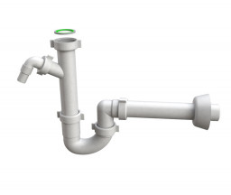 SIFON SPALATOR CU RACORD MASINA SPALAT, D 1 1/2"x40 mm