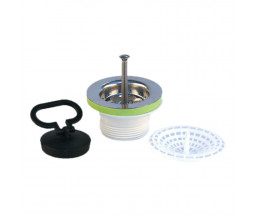 VENTIL SPALATOR CU GRATAR INOX SI DOP, D 70x1 1/2"x36 mm