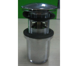 VENTIL DE SCURGERE LAVOAR KRONER, CLICK-CLACK, CU PREAPLIN P1, CROM