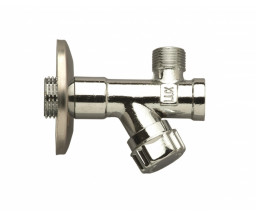 ROBINET SUBLAVOAR CU VENTIL, FILRU SI ROZETA 1/2"x1/2" FE-FE