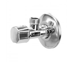 ROBINET SUBLAVOAR CU VENTIL SI ROZETA 1/2"x3/8" FE-FE