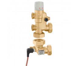 GRUP DE AMESTEC CALEFFI IN PARDOSEALA, FARA POMPA