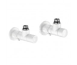 SET ROBINETI HIGH-STYLE ALB, TUR-TERMOSTATIC, RETUR, CALEFFI, 1/2" FE