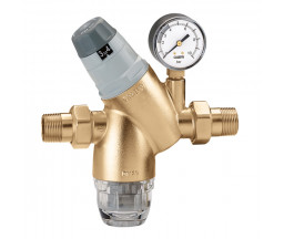REDUCTOR DE PRESIUNE CALEFFI CU MANOMETRU SI FILTRU, 25/1-6 bar, D 1/2"