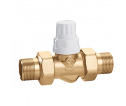 VANA DE CONTROL ZONAL CU 2 CAI, CALEFFI, DN. 3/4"