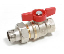 ROBINET APA CU SFERA SI RACORD OLANDEZ GIACOMINI R910 1/2" FE-FI