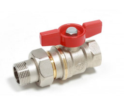 ROBINET APA CU SFERA SI RACORD OLANDEZ GIACOMINI R910 1" FE-FI