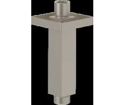 BRAT DE DUS V&B PATRAT, ALIMENTARE TAVAN, 11,2cm, BRUSHED NICKEL MATT