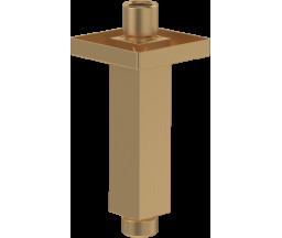 BRAT DE DUS V&B PATRAT, ALIMENTARE TAVAN, 11,2cm, BRUSHED GOLD