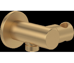 COT CONECTOR CU SUPORT ROTUND, BRUSHED GOLD