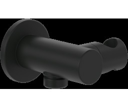 COT CONECTOR CU SUPORT ROTUND, MATT BLACK