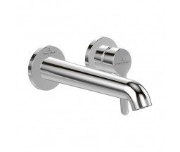 BATERIE LAVOAR DE PERETE SKYLA, FARA MECANISM, CROM