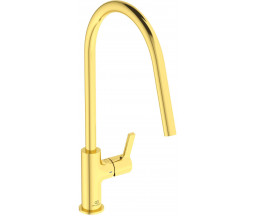 BATERIE PENTRU BUCATARIE IDEAL STANDARD GUSTO, PIPA LEBADA, BRUSHED GOLD