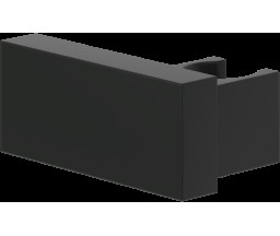 COT CONECTOR PATRAT, MATT BLACK