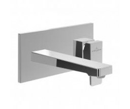 BATERIE LAVOAR DE PERETE ARCHITECTURA Square, FARA MECANISM, CROM