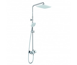 COLOANA DUS KLUDI COCKPIT CU BATERIE TERMOSTATATA, CROM