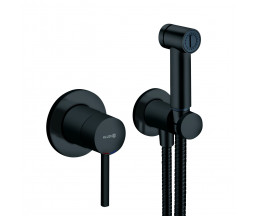 SET DUS IGIENIC BOZZ (TELEFON+CONECTOR+MECANISM) KLUDI, NEGRU