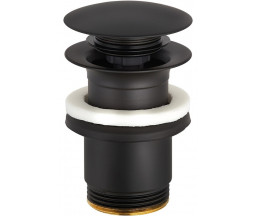 VENTIL LAVOAR KLUDI, CLICK CLACK, CU PREAPLIN, NEGRU