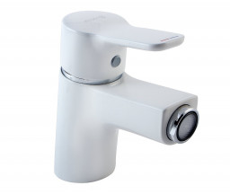 BATERIE PENTRU BIDEU KLUDI PURE&EASY, CU VENTIL, ALB/CROM
