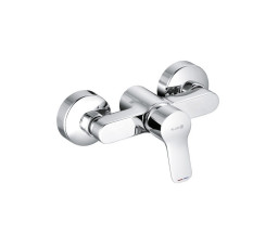 BATERIE PENTRU DUS KLUDI PURE&EASY, FARA ACCESORII, CROM
