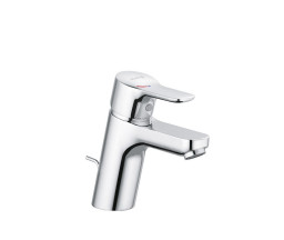 BATERIE PENTRU LAVOAR KLUDI PURE&EASY, ECOPLUS, CU VENTIL, CROM, H 7 cm
