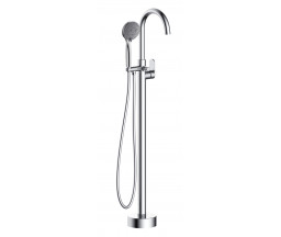 BATERIE CADA FREESTANDING KRONER KARMA, SET DUS INCLUS, CROM