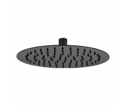 ВЕРХНИЙ ДУШ DEMM SMART, КРУГЛЫЙ, ЧЁРНЫЙ МАТ, D 30 cm