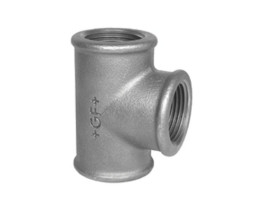 ТРОЙНИК РЕДУКЦИОННЫЙ ЧУГУННЫЙ ОЦИНКОВАННЫЙ GF 1 1/2"x1 1/4"x1 1/2"