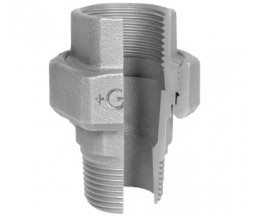 АМЕРИКАНКА ПРЯМАЯ ЧУГУННАЯ ОЦИНКОВАННАЯ GF 1 1/2" ВР-НР