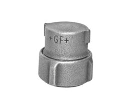 ЗАГЛУШКА ОБЖИМНАЯ ЧУГУННАЯ ОЦИНКОВАННАЯ GF 1 1/2" ВР