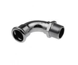 УГОЛ ОЦИНКОВАННЫЙ ПОД ПРЕСС KAN-THERM STEEL, 90 ГРАДУСОВ, D 22x3/4" НР