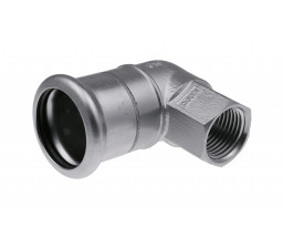 COT OTEL INOX SERTIZARE, KAN-THERM, 90 GRADE, D 22x3/4" FI