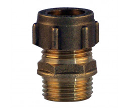 RACORD DREPT COMPRESIUNE CUPRU D 15x3/4" FE