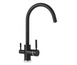 BATERIE BUCATARIE AWE, CONECTARE LA FILTRU, NEGRU