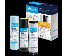 SET DE CARTUSE PREFILTRARE PENTRU SISTEM CU OSMOZA INVERSA ECOSOFT 1-2-3 P'URE SI AQUACALCIUM