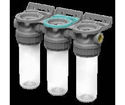 CARCASA TRANSPARENTA TRIPLA ECOSOFT 3P, 3/4"